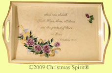 Wedding verse serving tray